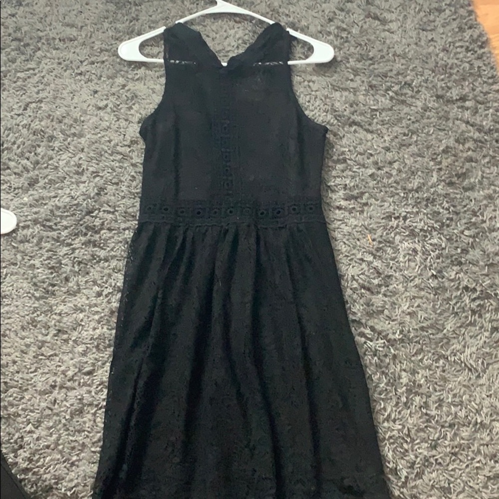 Lacey black dress